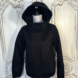 Less Heavy Duty Front Zip Long Sleeve Hand Pockets Hoodie Sweat Shirt Size Med